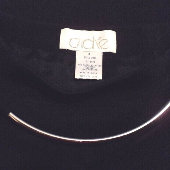 Cache Skirt A-Line Black Size 4 Above Knee Length - Picture 3 of 3